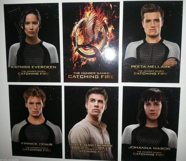 1x #024 Katniss & Primrose The Hunger Games Movie Trading Card 